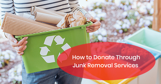 How to donate through junk removal services
