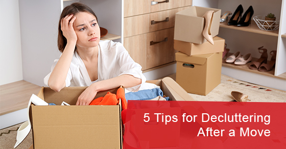 5 tips for decluttering after a Move