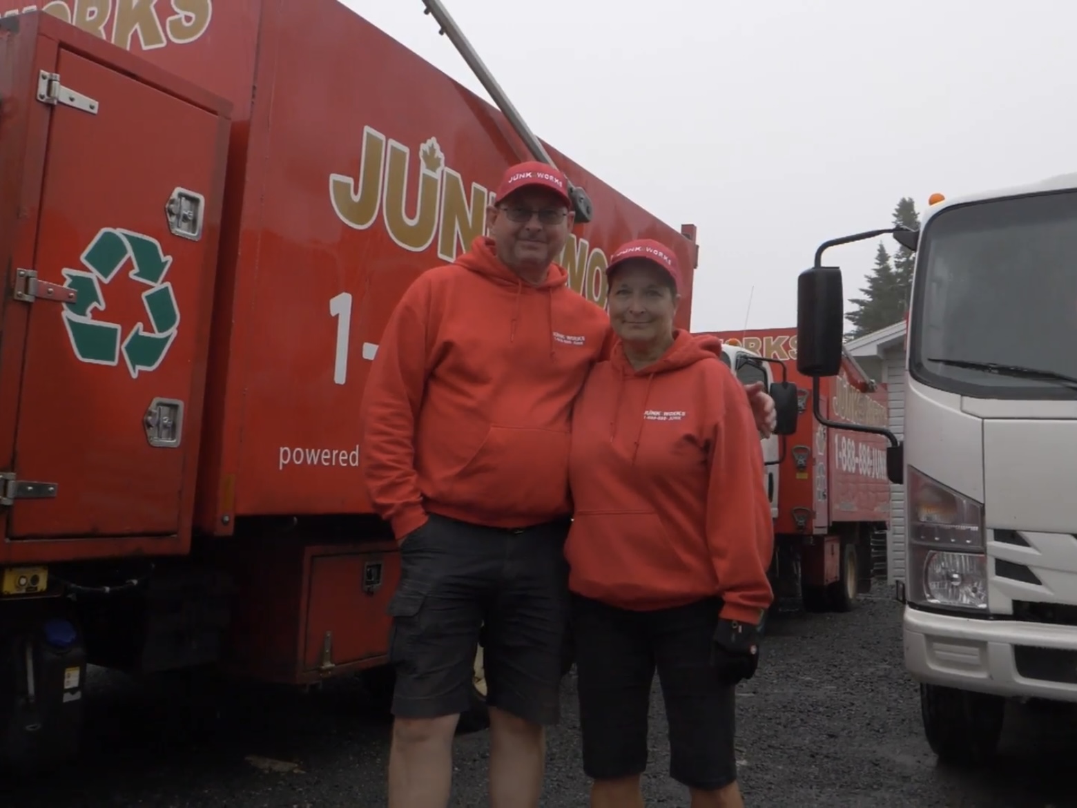 Junk King Franchise Owner, Chris and Sherry Willison.
